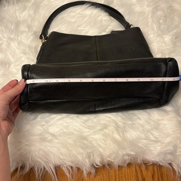 Coach Black Leather Hobo Tote Bag - Picture 11 of 11